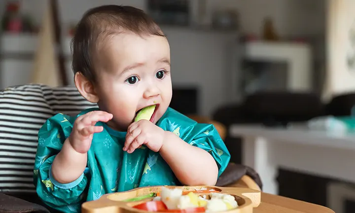 BLW foods feeding herself